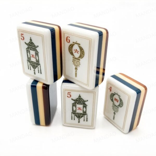 American Mahjong 160 Tiles Set-MJ012-4 Layer Tortoise shell