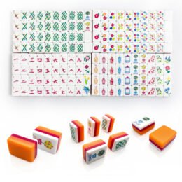 American Mahjong 160 Tiles Set-MJ003-Orange