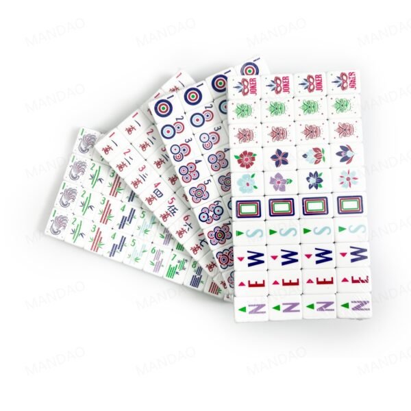American Mahjong 160 Tiles Set-MJ00-Gray Blue