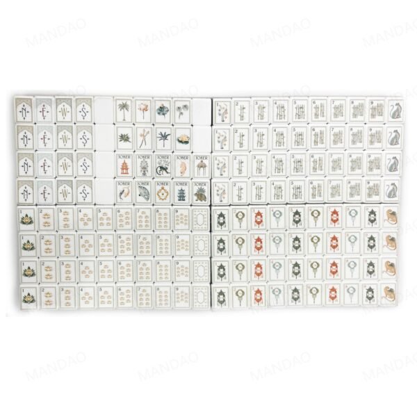 American Mahjong 160 Tiles Set-MJ012-4 Layer Tortoise shell