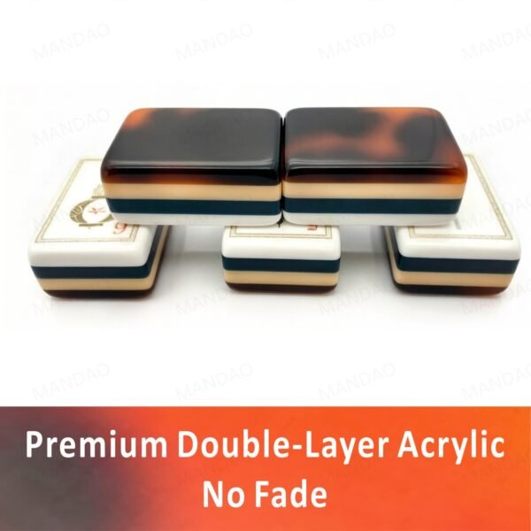 American Mahjong 160 Tiles Set-MJ012-4 Layer Tortoise shell