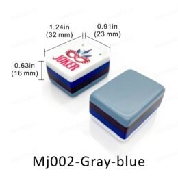 American Mahjong 160 Tiles Set-MJ00-Gray Blue
