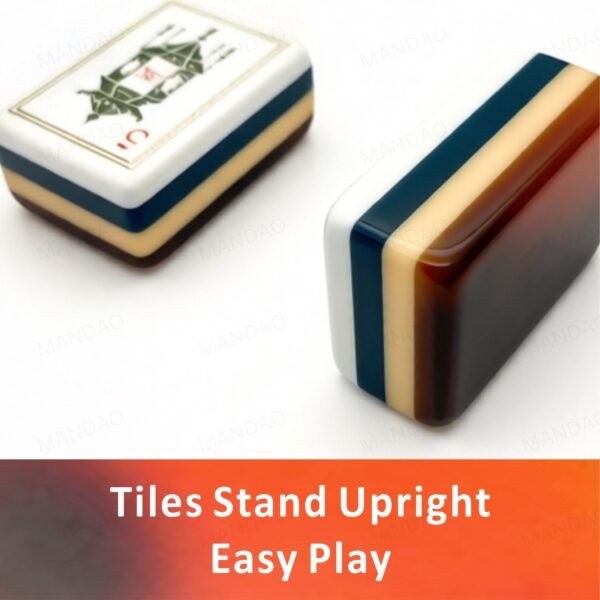 American Mahjong 160 Tiles Set-MJ012-4 Layer Tortoise shell