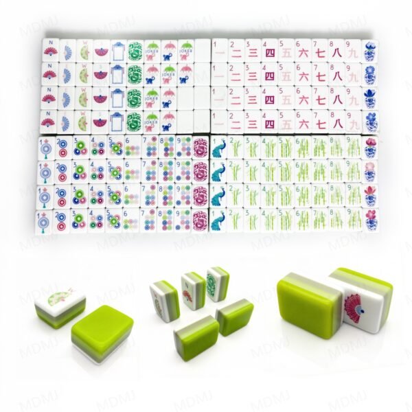 American Mahjong 160 Tiles Set-Mj001-Apple green